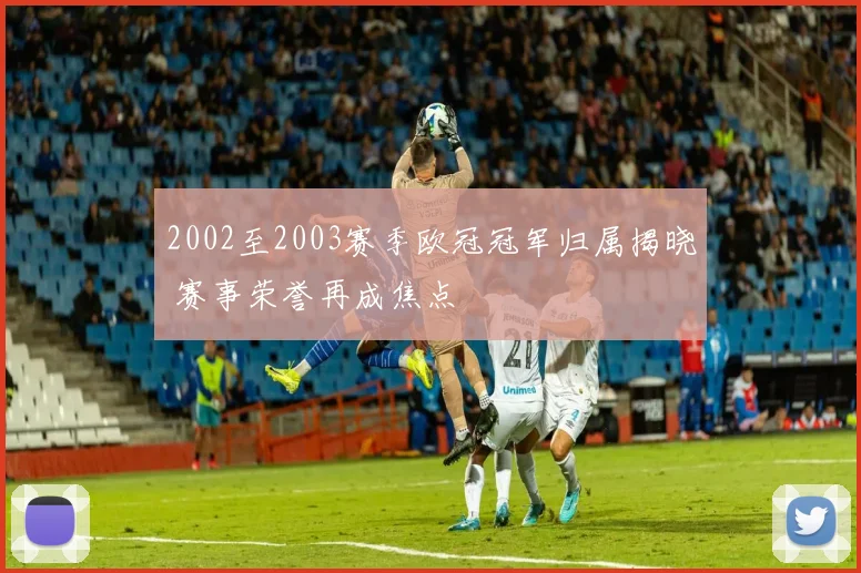 2002至2003赛季欧冠冠军归属揭晓 赛事荣誉再成焦点